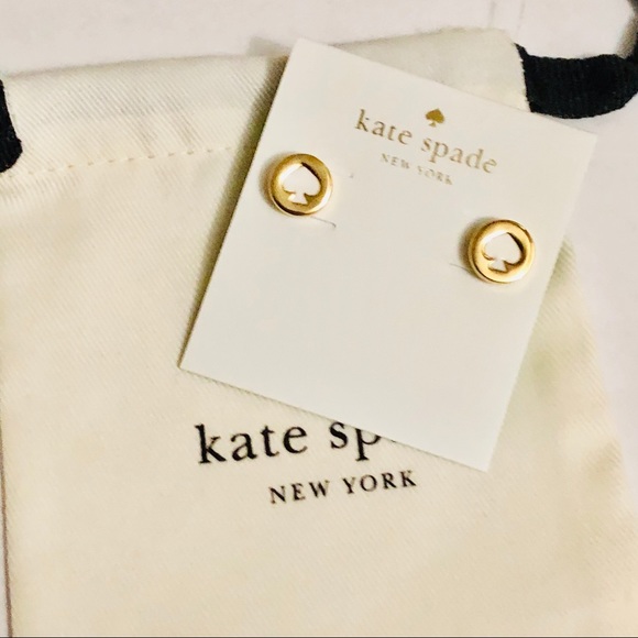 ⭐️Kate spade signature spade studs - Picture 2 of 6